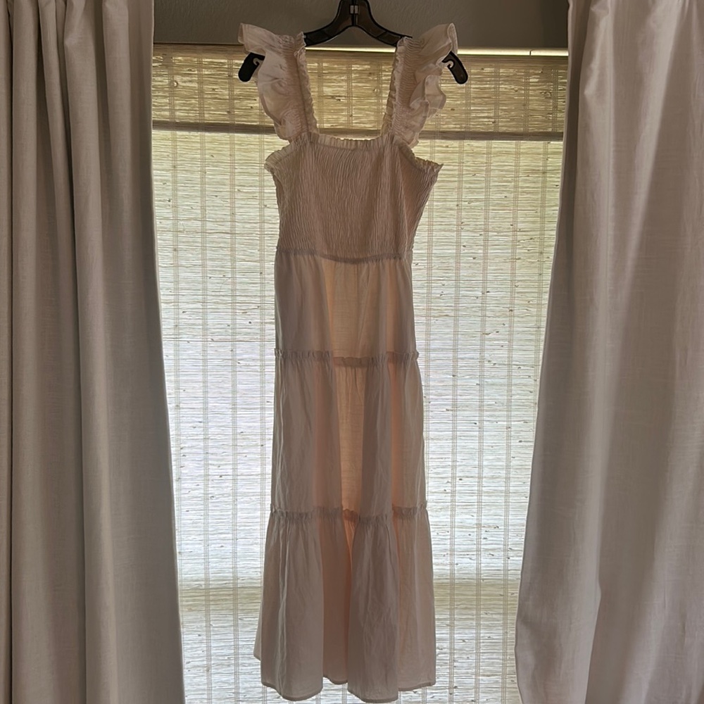 Cream maxi dress